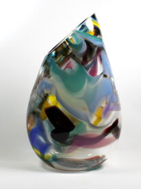 Multicolour Vase by Guy Hollington at The Avenue Gallery, a contemporary fine art gallery in Victoria, BC, Canada.