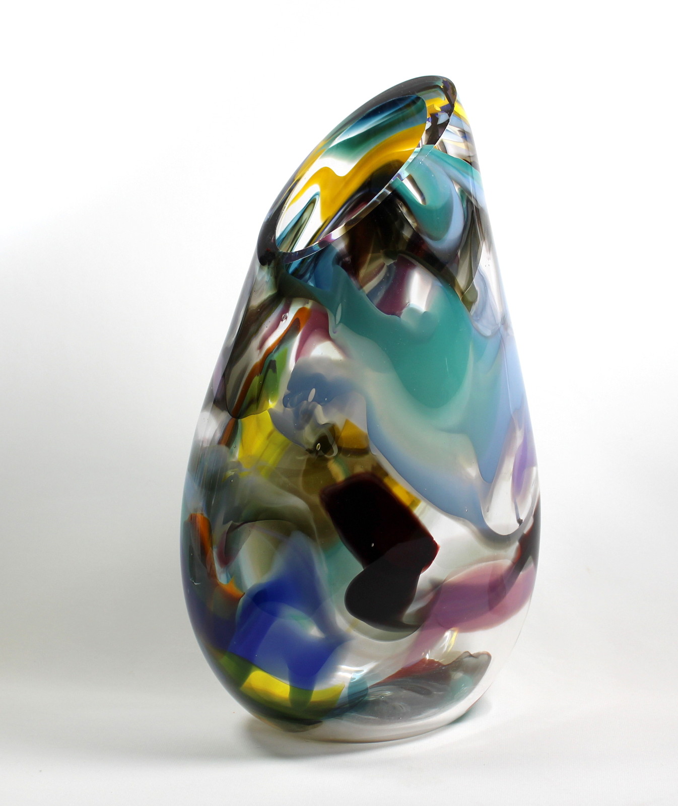Multicolour Vase by Guy Hollington at The Avenue Gallery, a contemporary fine art gallery in Victoria, BC, Canada.