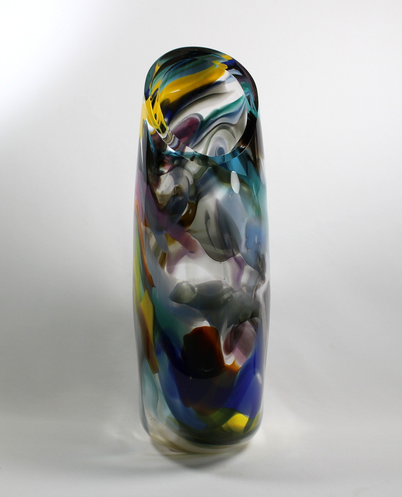 Multicolour Vase by Guy Hollington at The Avenue Gallery, a contemporary fine art gallery in Victoria, BC, Canada.