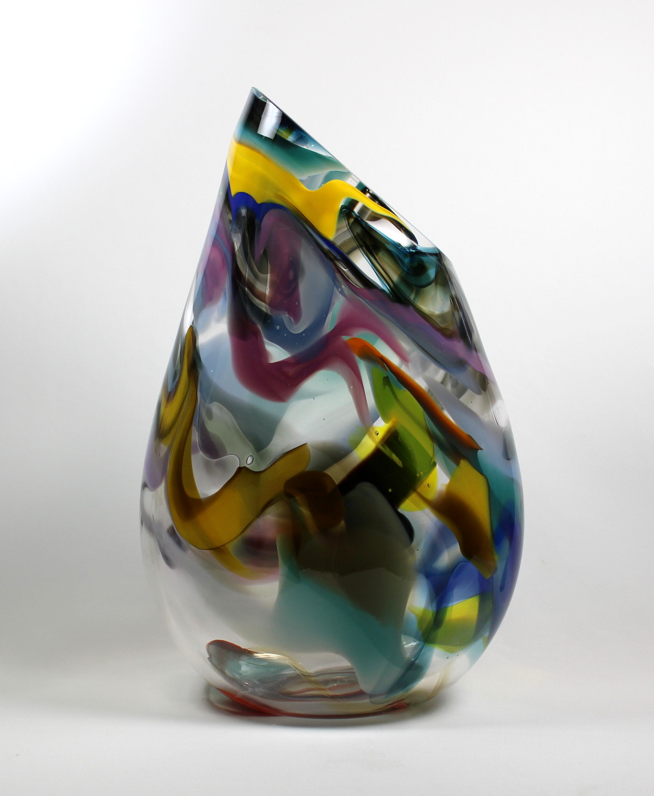 Multicolour Vase by Guy Hollington at The Avenue Gallery, a contemporary fine art gallery in Victoria, BC, Canada.