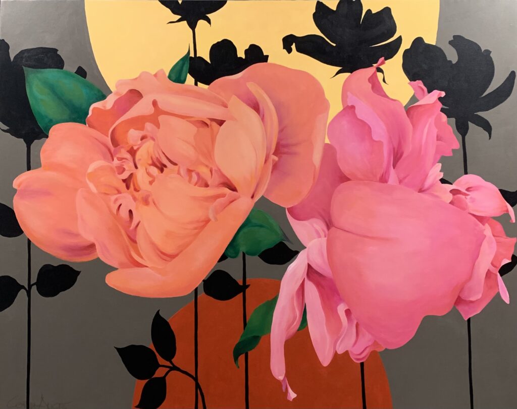 Send Me Roses by Corre Alice at The Avenue Gallery, a contemporary fine art gallery in Victoria, BC, Canada.