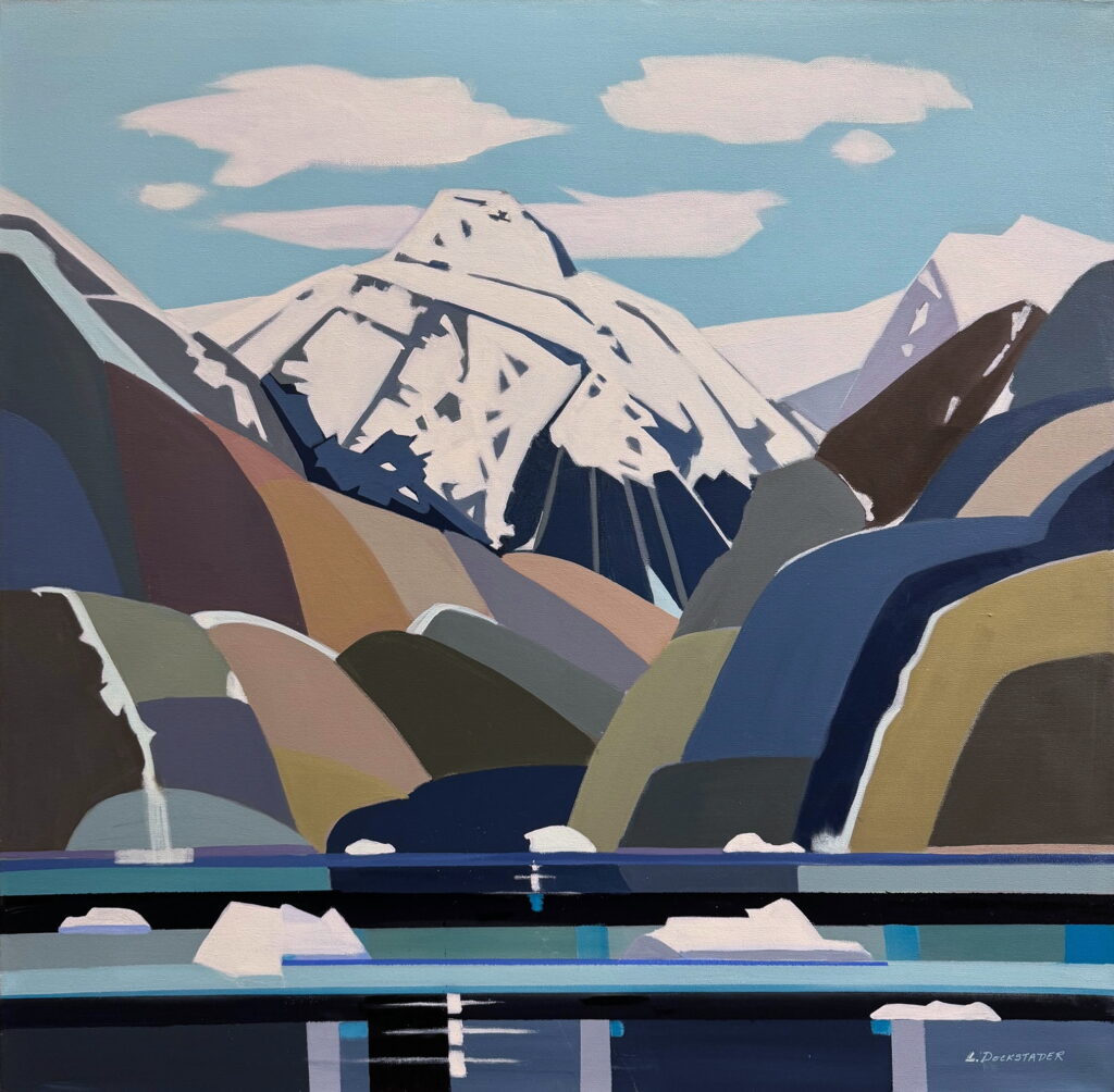 North Pacific Blues by Lorna Dockstader at The Avenue Gallery, a contemporary fine art gallery in Victoria, BC, Canada.