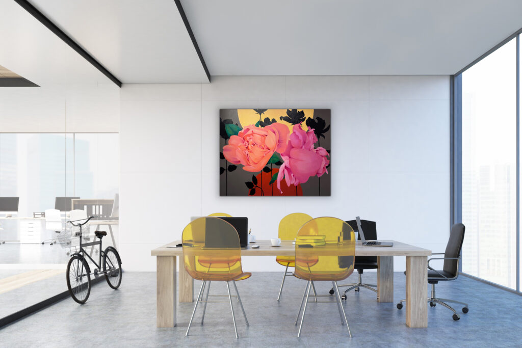 Send Me Roses by Corre Alice at The Avenue Gallery, a contemporary fine art gallery in Victoria, BC, Canada.