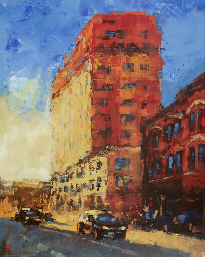 Late Autumn Sunlight by William Liao at The Avenue Gallery, a contemporary fine art gallery in Victoria, BC, Canada.