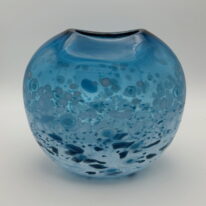 Tulip Vase (Teal) by Lisa Samphire at The Avenue Gallery, a contemporary fine art gallery in Victoria, BC, Canada.