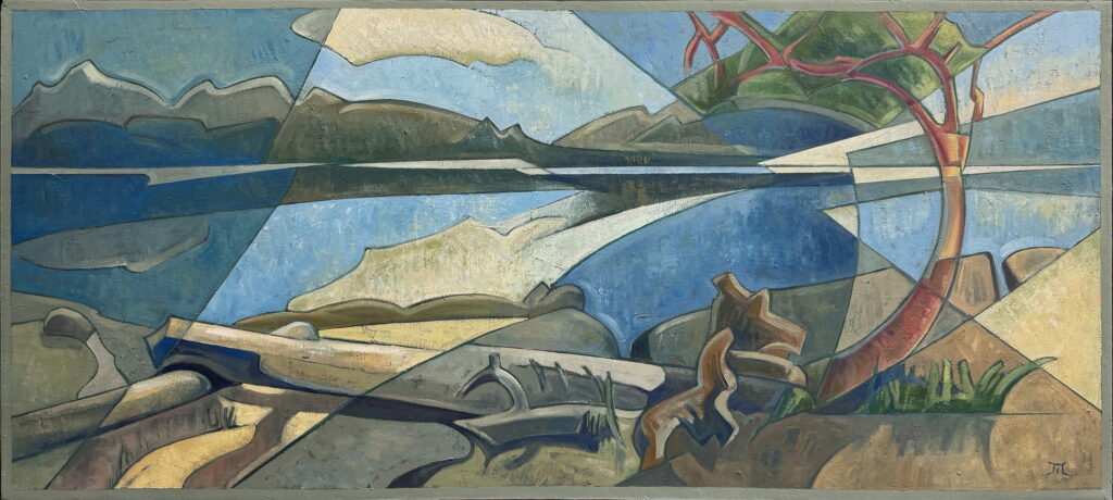 Hazy Blue by Philip Mix at The Avenue Gallery, a contemporary fine art gallery in Victoria, BC, Canada.