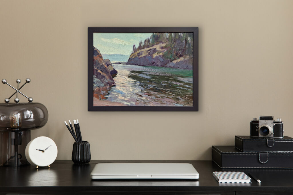 Noon at Pike Point by Andrii Yendakov at The Avenue Gallery, a contemporary fine art gallery in Victoria, BC, Canada.