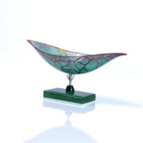 Green Gondolino by Bob Leatherbarrow at The Avenue Gallery, a contemporary fine art gallery in Victoria, BC, Canada.