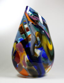 Multicolour Vase by Guy Hollington at The Avenue Gallery, a contemporary fine art gallery in Victoria, BC, Canada.