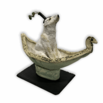 Moon Gazing by Carolyn Houg at The Avenue Gallery, a contemporary fine art gallery in Victoria, BC, Canada.