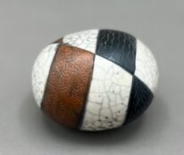 Naked Raku Shaker by Jan Lovewell at The Avenue Gallery, a contemporary fine art gallery in Victoria, BC, Canada.