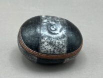 Naked Raku Shaker by Jan Lovewell at The Avenue Gallery, a contemporary fine art gallery in Victoria, BC, Canada.