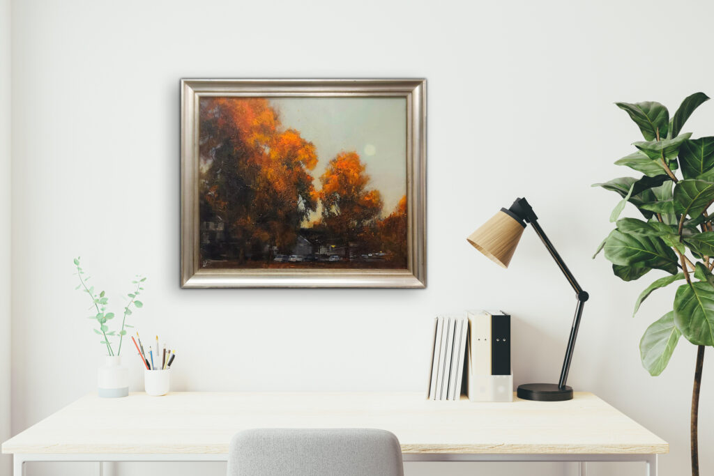 Warm Glimpse by William Liao at The Avenue Gallery, a contemporary fine art gallery in Victoria, BC, Canada.