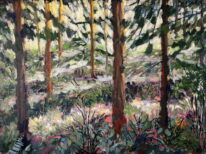 Forest Study by Stephanie Taylor at The Avenue Gallery, a contemporary fine art gallery in Victoria, BC, Canada.