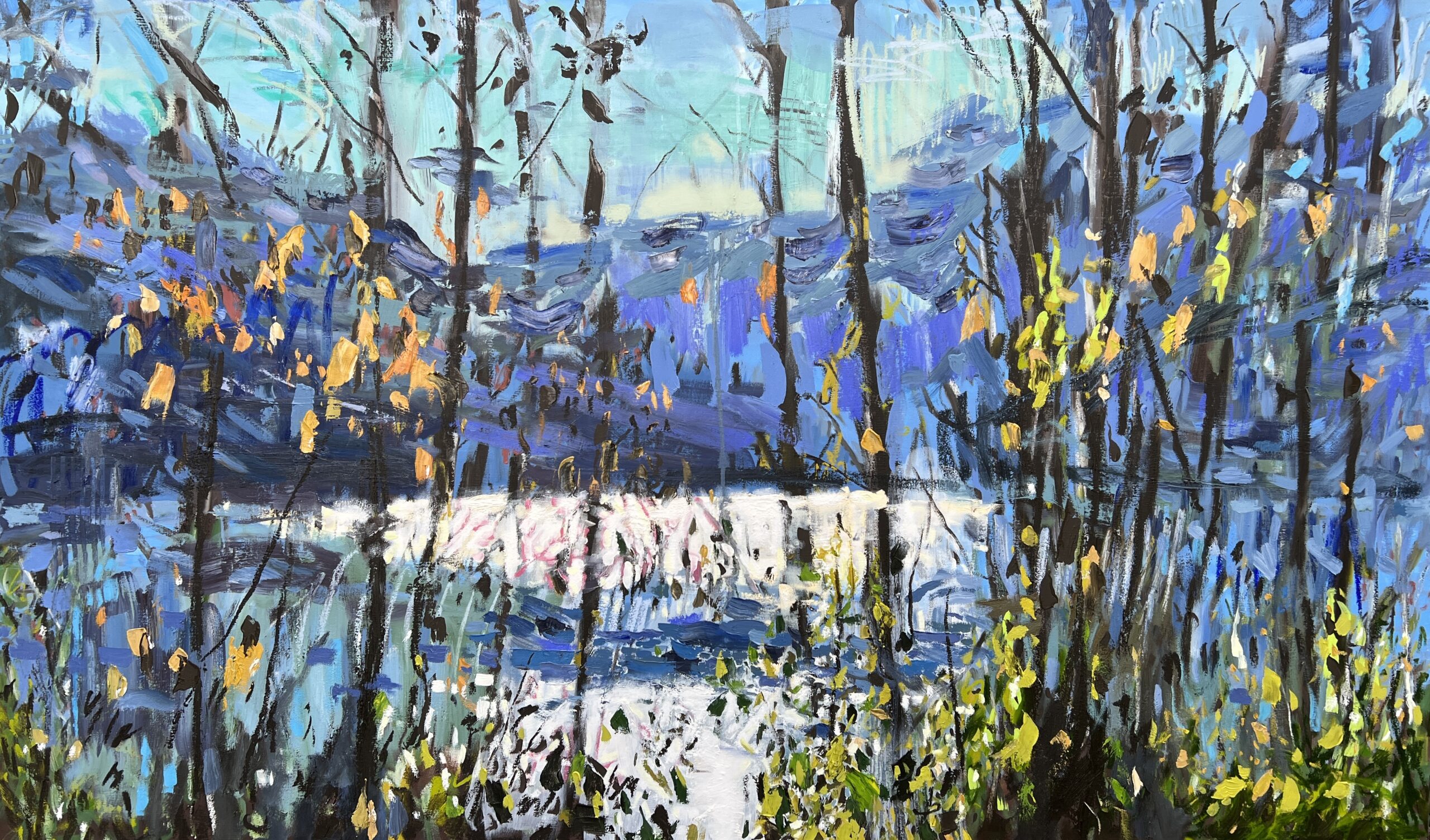 Fractured Light I by Stephanie Taylor at The Avenue Gallery, a contemporary fine art gallery in Victoria, BC, Canada.