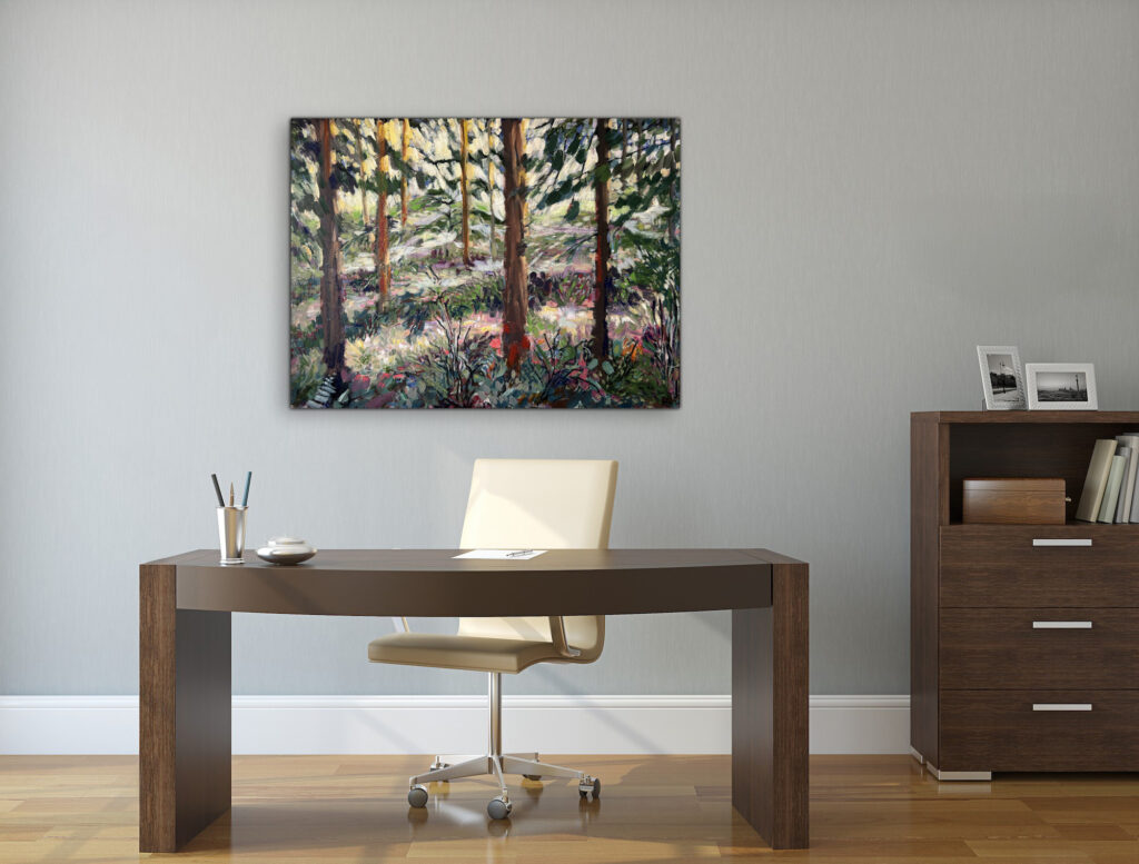 Forest Study by Stephanie Taylor at The Avenue Gallery, a contemporary fine art gallery in Victoria, BC, Canada.