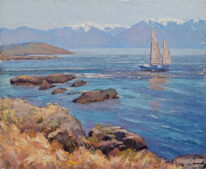Sailing the Strait by Andrii Yendakov at The Avenue Gallery, a contemporary fine art gallery in Victoria, BC, Canada.