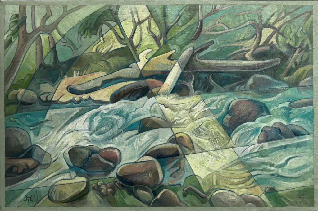 Summer Sanctuary by Philip Mix at The Avenue Gallery, a contemporary fine art gallery in Victoria, BC, Canada.