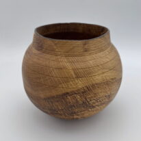 Garry Oak Basket Form by Robert Wilman at The Avenue Gallery, a contemporary fine art gallery in Victoria, BC, Canada.