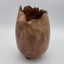 Natural Edge Big Leaf Maple Vase by Robert Wilman at The Avenue Gallery, a contemporary fine art gallery in Victoria, BC, Canada.