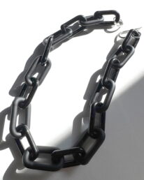Black Chain Necklace by Minori Takagi at The Avenue Gallery, a contemporary fine art gallery in Victoria, BC, Canada.