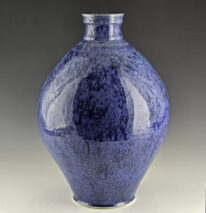 Sapphire Speckles Bottle by Derek Kasper at The Avenue Gallery, a contemporary fine art gallery in Victoria, BC, Canada.