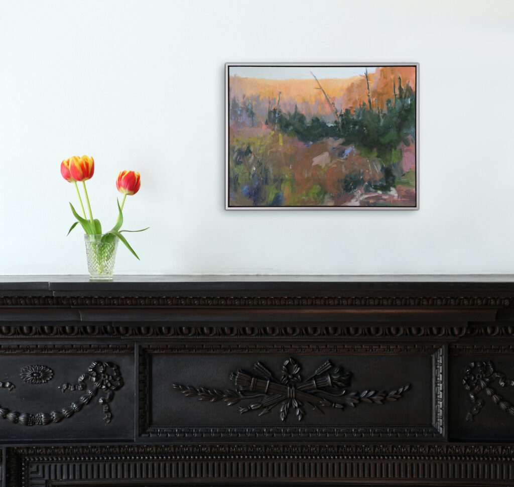 Found Lake by Maria Josenhans at The Avenue Gallery, a contemporary fine art gallery in Victoria, BC, Canada.