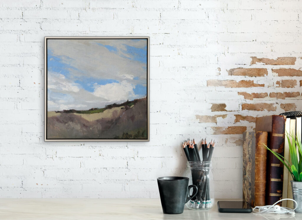 Clouds Over The Coulee by Maria Josenhans at The Avenue Gallery, a contemporary fine art gallery in Victoria, BC, Canada.