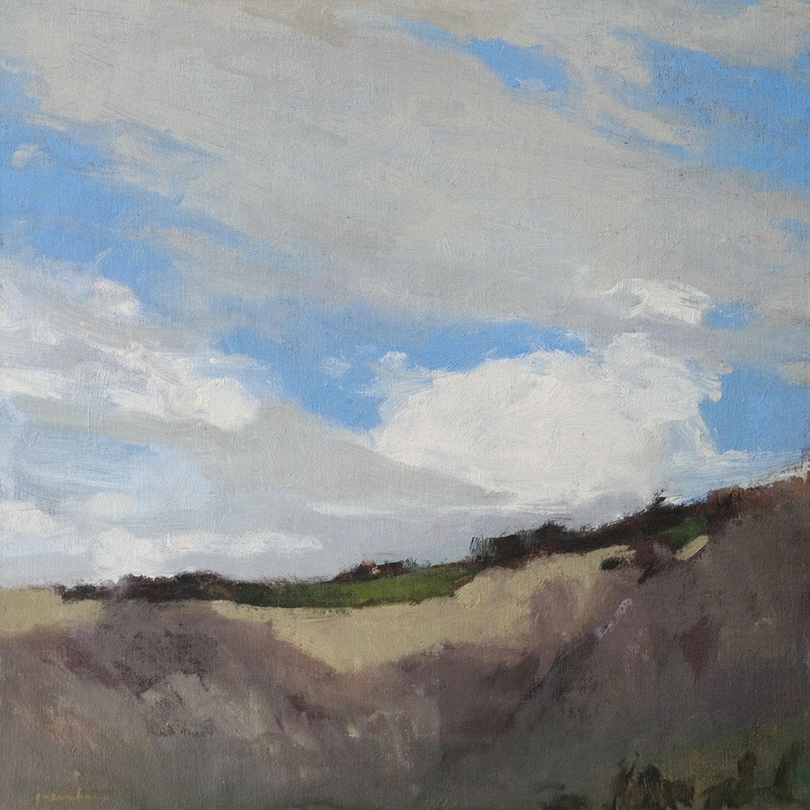 Clouds Over The Coulee by Maria Josenhans at The Avenue Gallery, a contemporary fine art gallery in Victoria, BC, Canada.