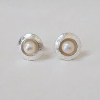 Sphere Earrings by Andrea Roberts at The Avenue Gallery, a contemporary fine art gallery in Victoria, BC, Canada.