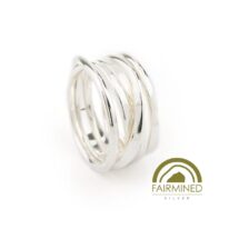 OneFooter Ring (Fairmined™ Sterling Silver) Dorothée Rosen at The Avenue Gallery, a contemporary fine art gallery in Victoria, BC, Canada.