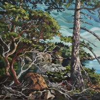 Cove Reflections by Mary-Jean Butler at The Avenue Gallery, a contemporary fine art gallery in Victoria, BC, Canada.