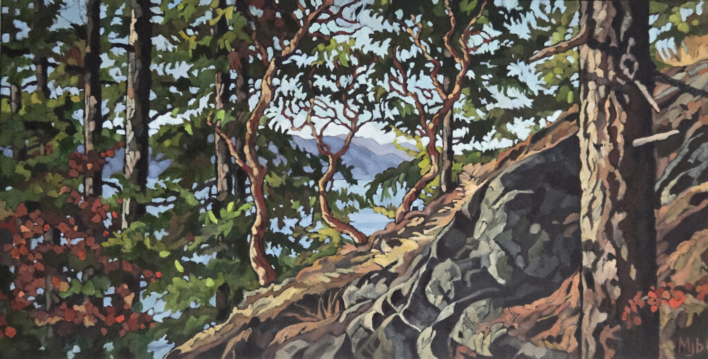 Golden Bluff by Mary-Jean Butler at The Avenue Gallery, a contemporary fine art gallery in Victoria, BC, Canada.