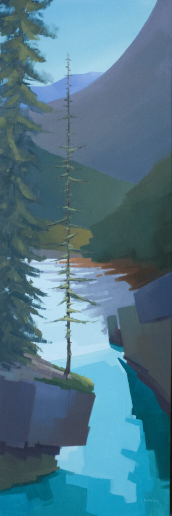 Cascading Silence V by Michael King at The Avenue Gallery, a contemporary fine art gallery in Victoria, BC, Canada.