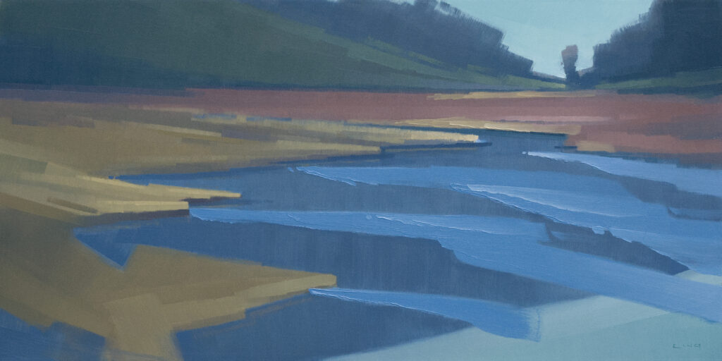 Across the Wetlands by Michael King at The Avenue Gallery, a contemporary fine art gallery in Victoria, BC, Canada.