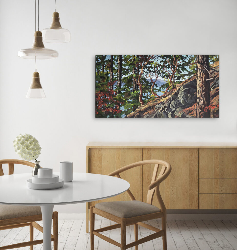 Golden Bluff by Mary-Jean Butler at The Avenue Gallery, a contemporary fine art gallery in Victoria, BC, Canada.