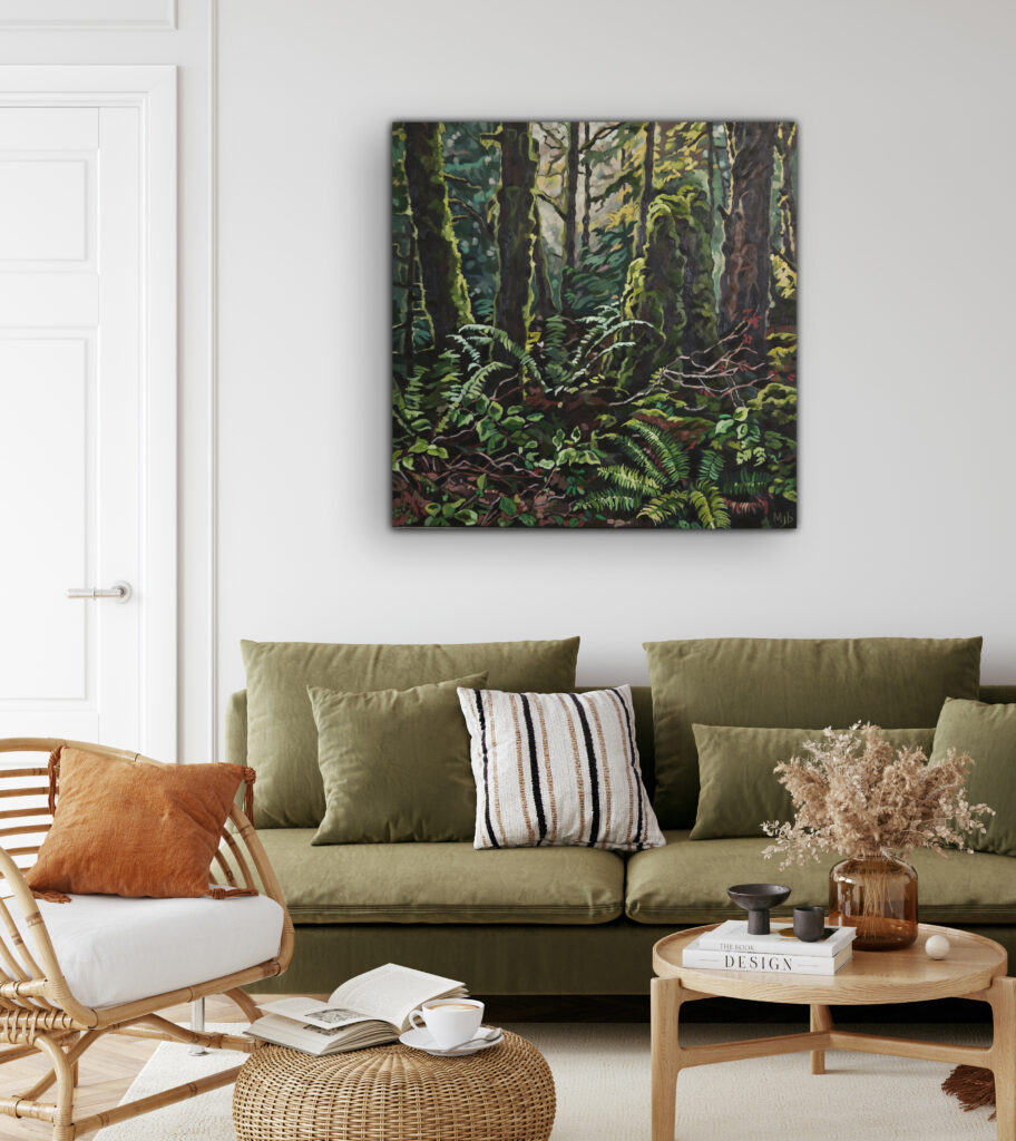Deep Forest by Mary-Jean Butler at The Avenue Gallery, a contemporary fine art gallery in Victoria, BC, Canada.