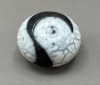 Naked Raku Shaker by Jan Lovewell at The Avenue Gallery, a contemporary fine art gallery in Victoria, BC, Canada.