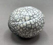 Naked Raku Shaker by Jan Lovewell at The Avenue Gallery, a contemporary fine art gallery in Victoria, BC, Canada.