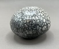 Naked Raku Shaker by Jan Lovewell at The Avenue Gallery, a contemporary fine art gallery in Victoria, BC, Canada.