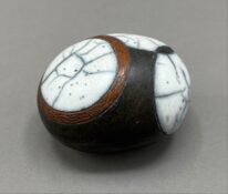 Naked Raku Shaker by Jan Lovewell at The Avenue Gallery, a contemporary fine art gallery in Victoria, BC, Canada.