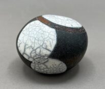Naked Raku Shaker by Jan Lovewell at The Avenue Gallery, a contemporary fine art gallery in Victoria, BC, Canada.