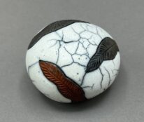 Naked Raku Shaker by Jan Lovewell at The Avenue Gallery, a contemporary fine art gallery in Victoria, BC, Canada.