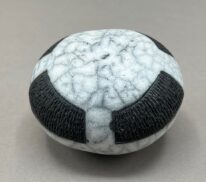 Naked Raku Shaker by Jan Lovewell at The Avenue Gallery, a contemporary fine art gallery in Victoria, BC, Canada.