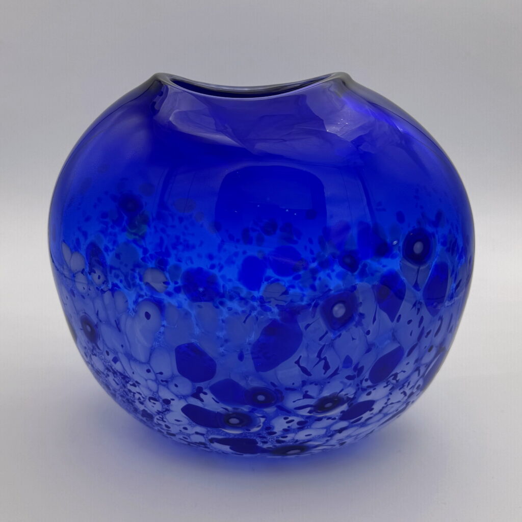 Tulip Vase (Cobalt) by Lisa Samphire at The Avenue Gallery, a contemporary fine art gallery in Victoria, BC, Canada.