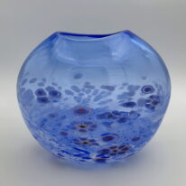 Tulip Vase (Light Blue) by Lisa Samphire at The Avenue Gallery, a contemporary fine art gallery in Victoria, BC, Canada.
