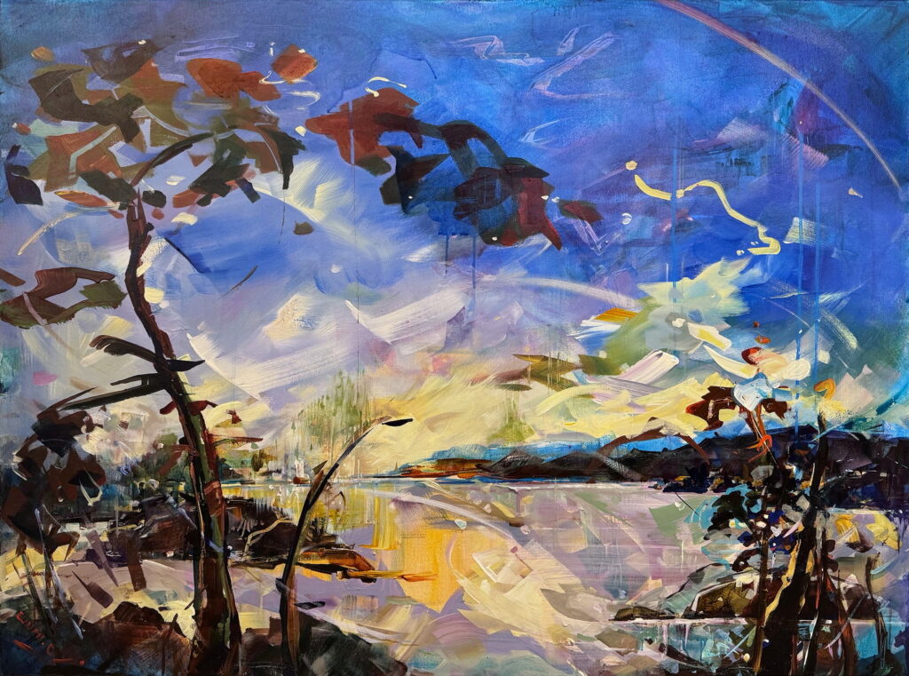 Live Like the Wind by Eunmi Conacher at The Avenue Gallery, a contemporary fine art gallery in Victoria, BC, Canada.