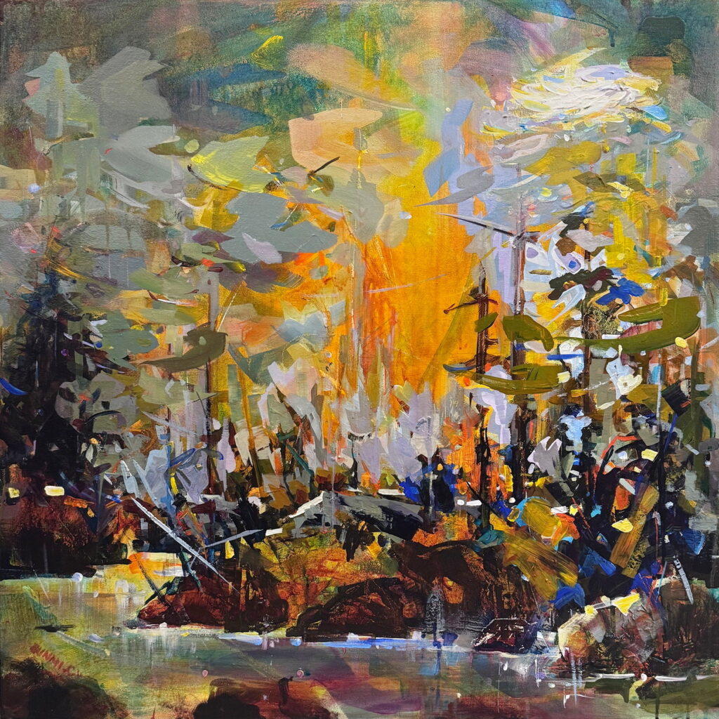 Rainy Day in Port Renfrew II by Eunmi Conacher at The Avenue Gallery, a contemporary fine art gallery in Victoria, BC, Canada.