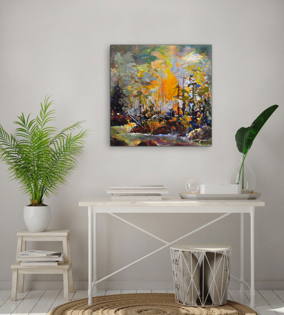 Rainy Day in Port Renfrew II by Eunmi Conacher at The Avenue Gallery, a contemporary fine art gallery in Victoria, BC, Canada.