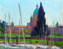 Parliament View by Andrii Yendakov at The Avenue Gallery, a contemporary fine art gallery in Victoria, BC, Canada.
